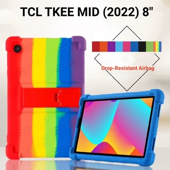 4 Противоударные въздушни Възглавници Силиконов Калъф За TCL TKEE Mid Case Kids 2022 8 