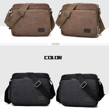 Нова холщовая чанта-месинджър за мъже, градинска тактическа чанта, Туристически голяма чанта през рамо, куфарче, мека чанта през рамо за мъжки чанти