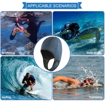 2 мм Неопреновый качулка за гмуркане, капачка за зимно плуване, топъл неопрен, шапки за водни спортове