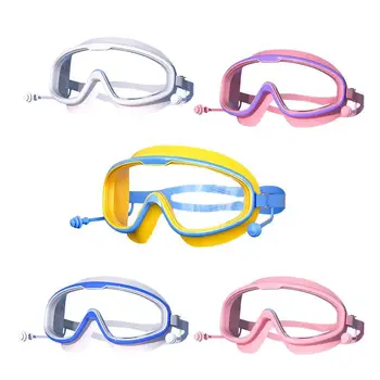 Очила за плуване за деца, които предпазват от ултравиолетовите, детски очила за гмуркане, фарове за очила за плуване с защита от замъгляване За гмуркане, гмуркане, гмуркане