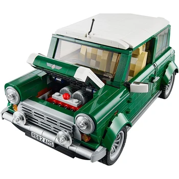 На РАЗПОЛОЖЕНИЕ на Mini Cooper е Съвместима конструкция 10242, 1077 бр., определени за изграждане на модел на превозното средство за възрастни, тухлени подаръци за деца