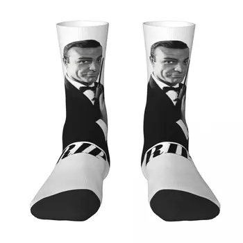 Графичен Реап Sean Connery T007 Чорапи за възрастни Sean Connery най-Добрата покупка, Компресия чорапи за раницата, Забавна новост