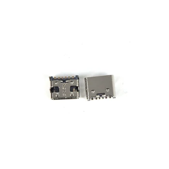 10 бр./лот 6-пинов SMT Конектор Micro USB Type C 3.1 Гнездовое настаняване SMD DIP за дизайн на печатната платка САМ висока инжекция зареждане
