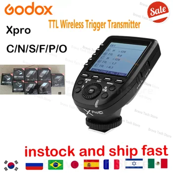 Безжична Триггерный предавател Godox Xpro-C Xpro-N Xpro-S Xpro-F Xpro-O Xpro-P 2,4 G TTL за Canon, Nikon, Sony, Fuji Olympus, Pentax