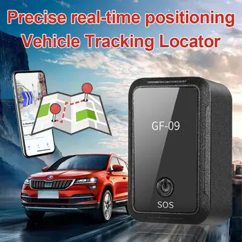 Позиционер, Мини-автомобилен gps тракер, Проследяване в реално време, Мини-авто тракер Gf09, записывающий GPS локатор, wifi-тракерът с капацитет от 500 mah