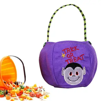 Чанта за предложения за Хелоуин, Голяма кошница за подаръци за деца, тъкани торби, подаръчни дръжки за партита, чанти, чанта за подарък за Хелоуин