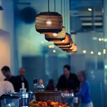 Дизайнерски led окачен лампа ръчно плетени, Оригиналност, Хол, трапезария, Подвесная лампа, Арт-минимализъм, интериор за ресторант, бар
