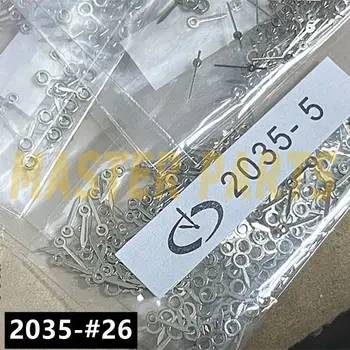 100 комплекти сребърни секундни стрелки 5 mm кварцов механизъм Miyota 2035