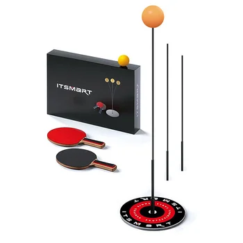 Детски игри комплект за тренировка на тенис на маса Преносимо устройство за игри в понг с едно устройство Родител-дете