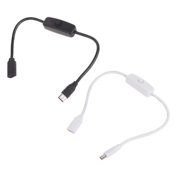 Удлинительный USB кабел-C Type C за мъже и жени с превключвател за включване/изключване на Raspberry Pi Android 4, търговия на Едро и директна доставка