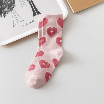 Розов чорап серия за жени на средна дължина, с висока тръба по щиколотку, Дишаща Жена влагопоглощающий Пролетно-летния чорап Директен доставка