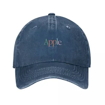 Реколта бейзболна шапка с логото на Apple, качулка, Шапки шофьори на камиони, Мъжка шапка, дамски