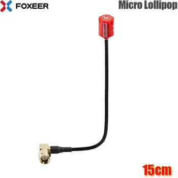 Foxeer Micro Lollipop 5,7 Грама, Приемник за пренос на изображения, Видео Точки, по-дълги Антена, Дълга версия, Вътрешна игла SMA