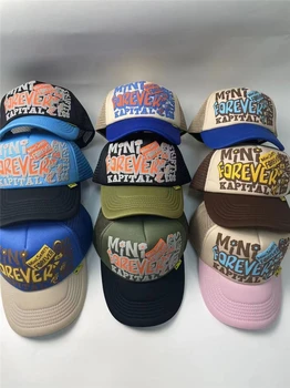 Бейзболна шапка KAPITAL с мрежа 23SS в стил хип-хоп, мъжки И Дамски бейзболна шапка с вътрешния етикет и регулируема катарама, Techwear