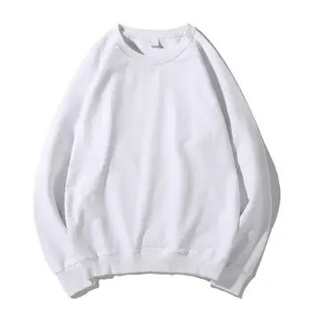 Пролет и есен 2023, нова марка, памук, памук пуловер, тениска с реклама в бял цвят