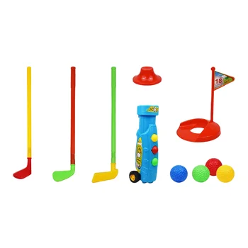 Стика, пластмасова играчка за играчите на голф, детски игри набор от играчки за детски костюми на закрито