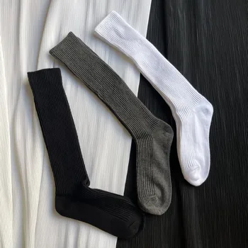Нови обикновена чорапи от дебели нишки, Есенно-зимни дишащи, абсорбиращи потта, Спортни чорапи за отдих с висока подплата
