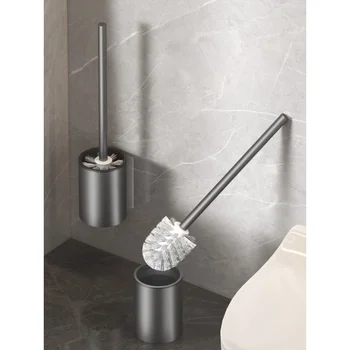 Четка за тоалетна SUS304 Монтиране на стена за съхранение в банята е Модерен инструмент за почистване на тоалетна Четка за Домакинството инструменти за почистване на баня