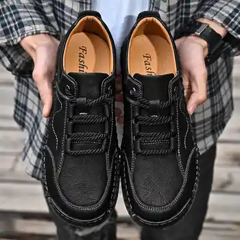 Черни Обувки За Тенис Оригинален Мъжки Ежедневни Обувки От Изкуствена Кожа Ежедневни Бели Стаи Мъжки Маратонки 2023 Маратонки Мъжки, Юношески Стаи За Окото