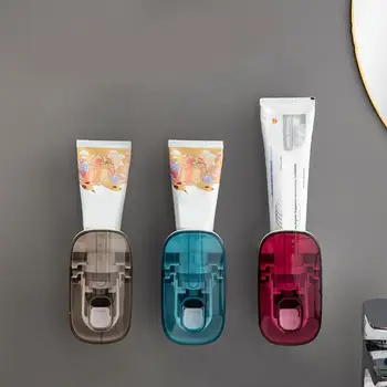 Сокоизстисквачка за паста за зъби с монтиране на стена, Автоматичен Опаковка на паста за зъби, монтиран на стената дизайн, Сокоизстисквачка за паста за зъби За деца, принадлежности за баня
