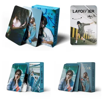 Предпродажа Kpop Idol 55 бр. /компл., албум за пощенски картички Lomo Card, Нови пощенски картички с фотопечатью, събиране на подаръци за феновете