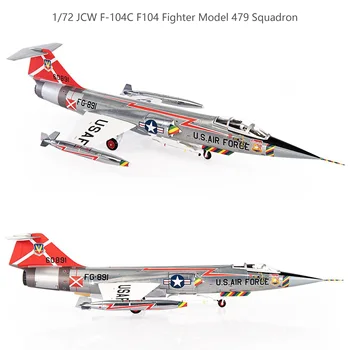 Прекрасен боец 1/72 JCW F-104C F104 Модел 479 ескадрила от сплав са подбрани модел