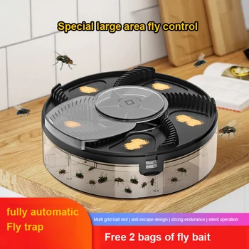 Автоматична мухоловка, USB Акумулаторна Мухоловка, Електрически ловец на вредители, Електрически шредери насекоми за домашна кухня